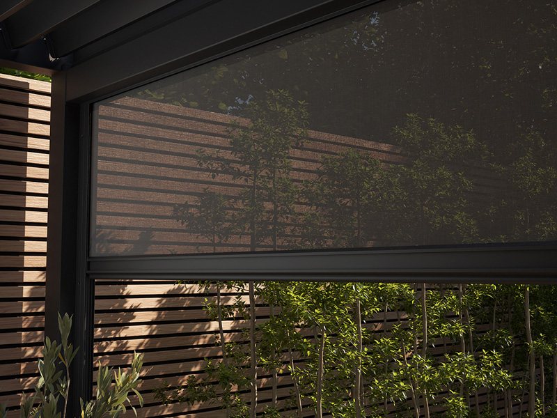 Bioklimatska lamelna pergola iz aluminija
