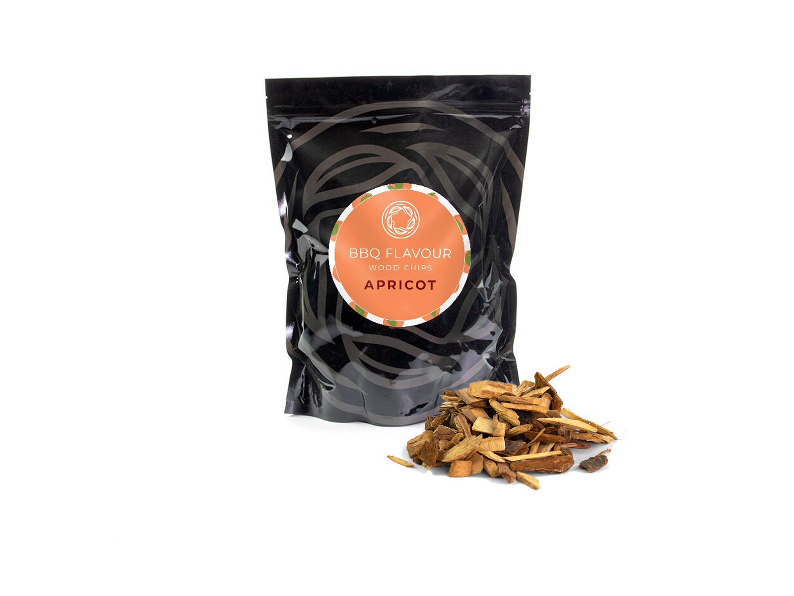 BBQ flavour čips za dimljenje marelica