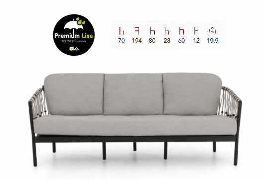 Apple Bee Pebble Beach Concrete Sofa Left 300x300